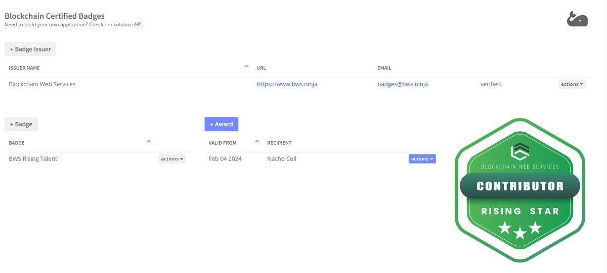 Blockchain Badges - Blockchain Badges: Tamper-Proof Digital Credentials with Immutable Verification